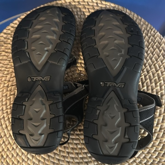 Women’s Tiva Black Velcro Strap Active Sport Hiking Water Sandals Size 10 - Picture 6 of 6